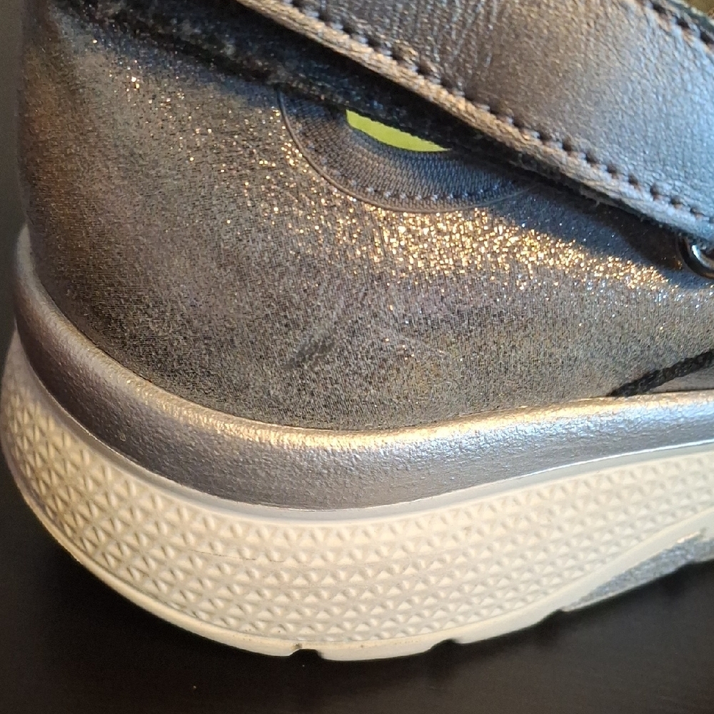 Sano by Mephisto Ilina Silver Metallic Leather Mary Jane Shoes Size 8 - Picture 10 of 10